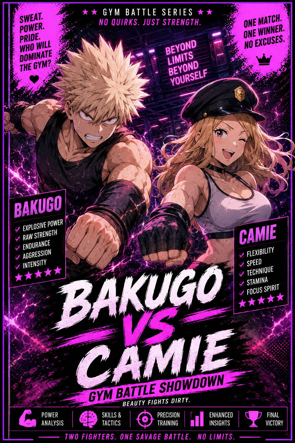 Gym Battle: Bakugo vs Camie