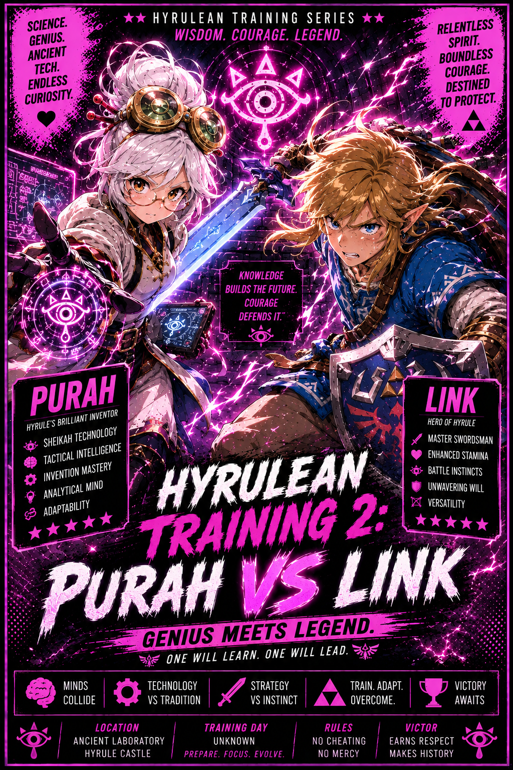Hyrulean Training 2: Purah vs Link